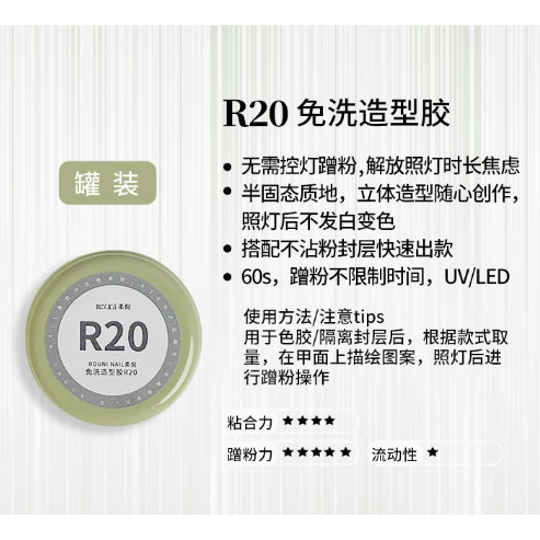 * ROUNI柔倪系列 *小彩瓶功能膠系列15g/罐装功能膠28g-規格圖11