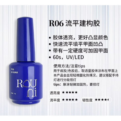 * ROUNI柔倪系列 *小彩瓶功能膠系列15g/罐装功能膠28g-規格圖11