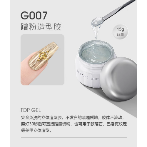 * 她叶* 美甲罐裝功能膠15g &30g /底膠 / 封層/ 塑形延長膠-規格圖10