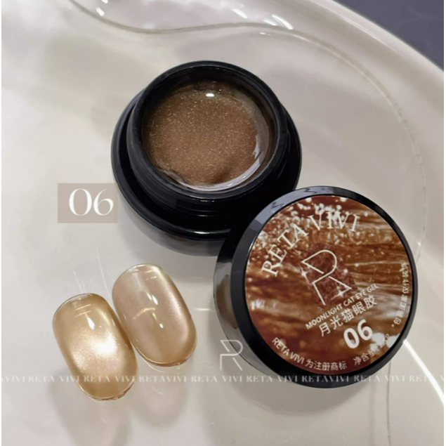 * RETA VIVI * 月光貓眼膠 2.5g & 5g / 清透顯白 / 百搭貓眼-規格圖8