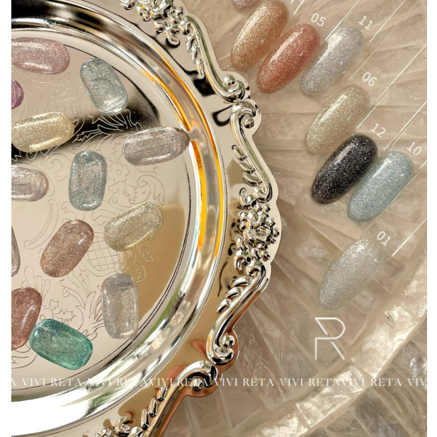 * RETA VIVI * 12色爆閃閃鑽膠 2.5g & 5g-細節圖5