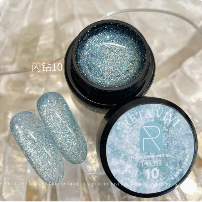 * RETA VIVI * 12色爆閃閃鑽膠 2.5g & 5g-規格圖6