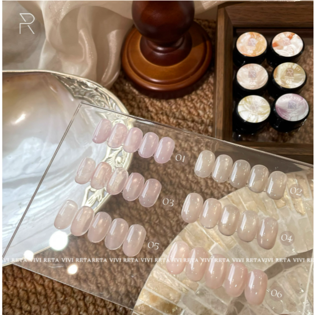 * ETA VIVI * 珍珠貓眼膠 2.5g & 5g /溫柔細膩百搭罐裝凝膠-細節圖5