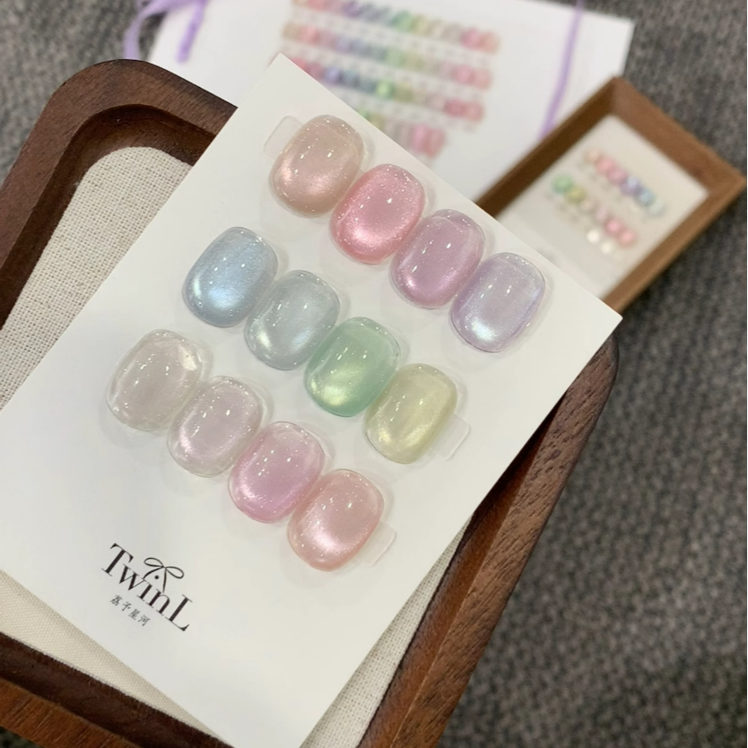 * TwinL * 愛你滿滿柔光貓眼系列201-212 罐裝3g / 日系美甲凝膠-細節圖5