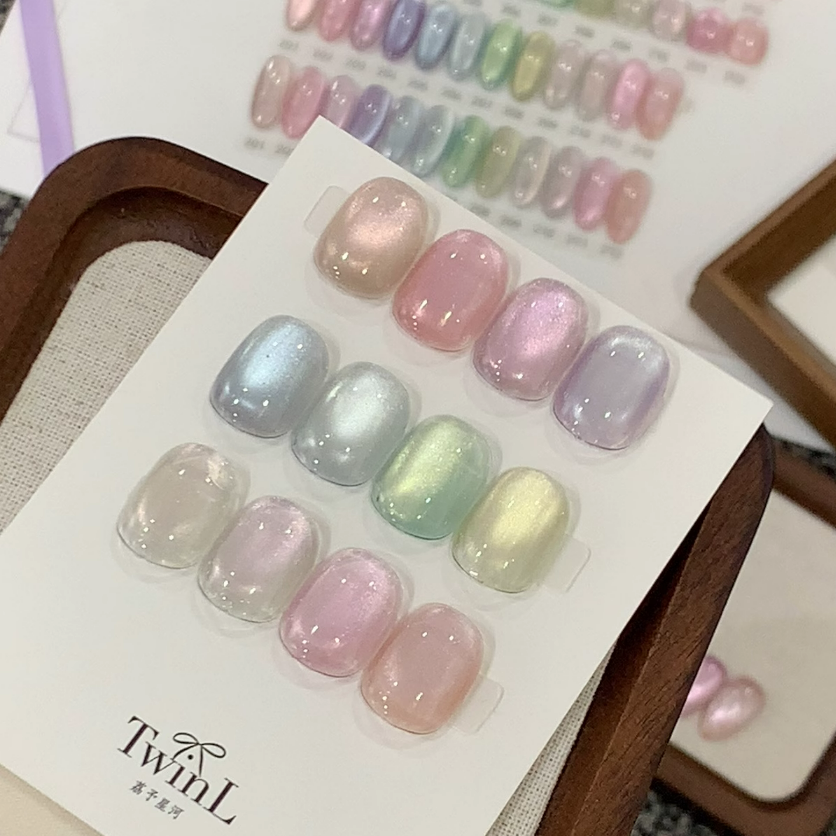 * TwinL * 愛你滿滿柔光貓眼系列201-212 罐裝3g / 日系美甲凝膠-細節圖6