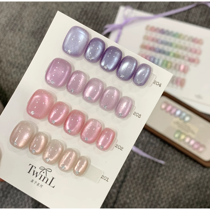 * TwinL * 愛你滿滿柔光貓眼系列201-212 罐裝3g / 日系美甲凝膠-細節圖8