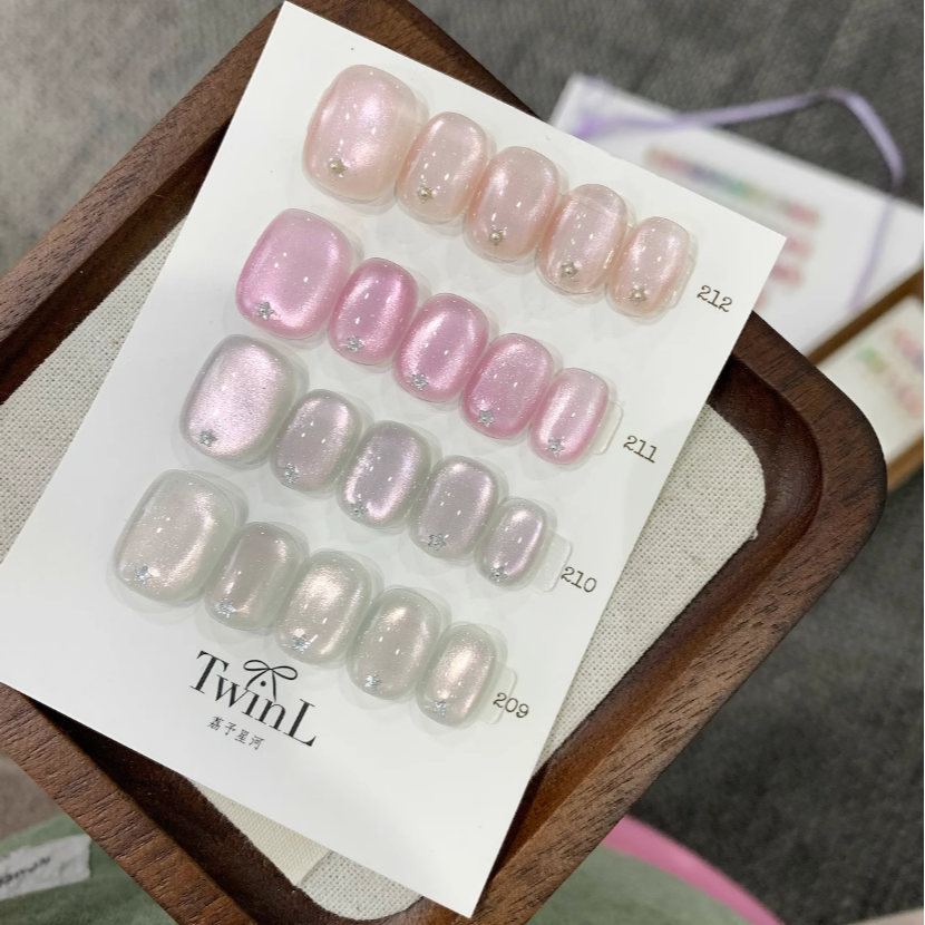 * TwinL * 愛你滿滿柔光貓眼系列201-212 罐裝3g / 日系美甲凝膠-細節圖10