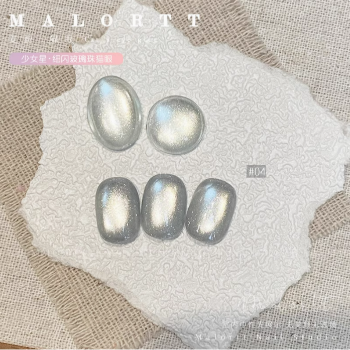 * 麥鹿 *少女星 -珠光細閃緞光貓眼膠5g / 日式罐裝貓眼膠-規格圖8