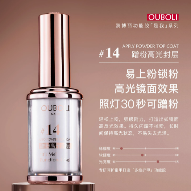 * 鷗博麗 * 是我系列 美甲功能膠15g / 底膠 建構 塑型 封層 專業功能甲油膠<真品平行輸入>-規格圖11