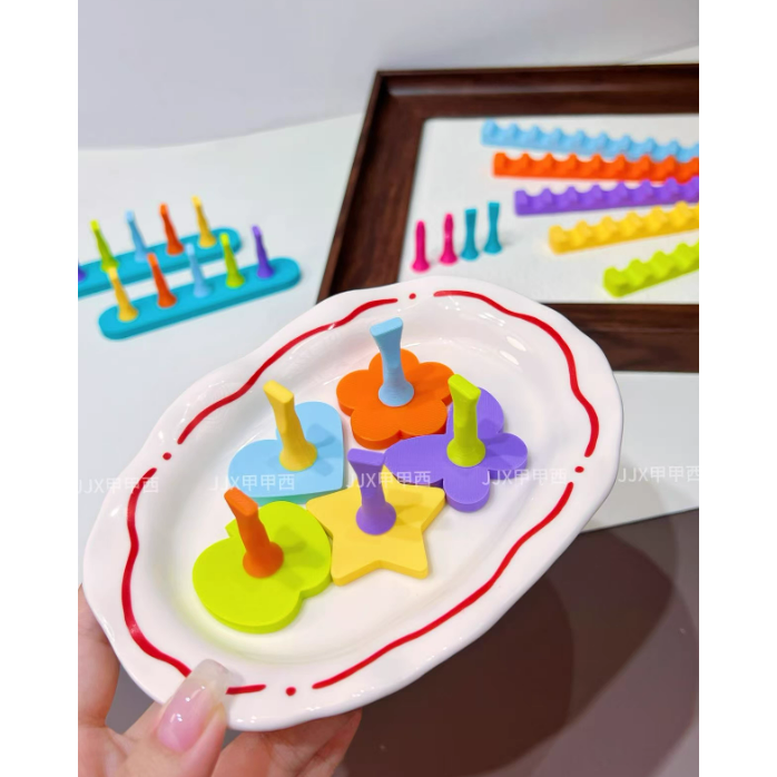 【甲甲西】美甲甲托筆架 .一體式無磁吸穿戴甲練習底座 .甲片固定甲托-細節圖8