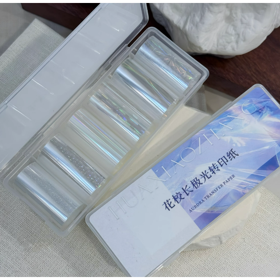 【花校長】極光貝母轉印紙 .七彩極光幻彩夢幻轉印紙-細節圖2