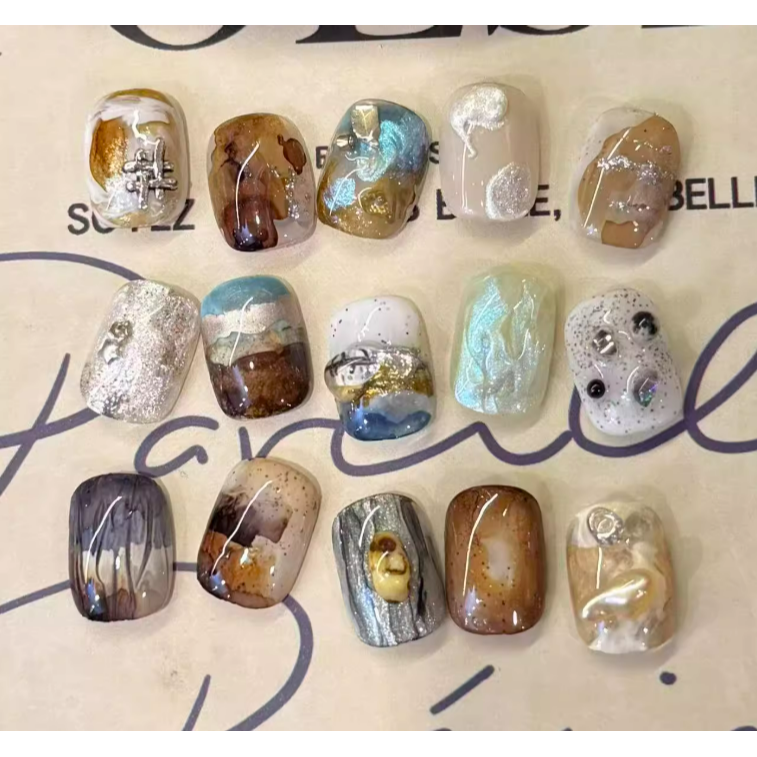 【MOOERBMS 墨爾 】ins藝術肌理系列 .多功能浮雕紋理 .立體珠光海鹽凝膠-細節圖2