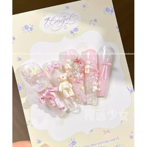 【Kusacollection】立體泰迪熊模具 .聖誕主題鋼板 .卡通可愛手雕原創矽膠模具-細節圖6