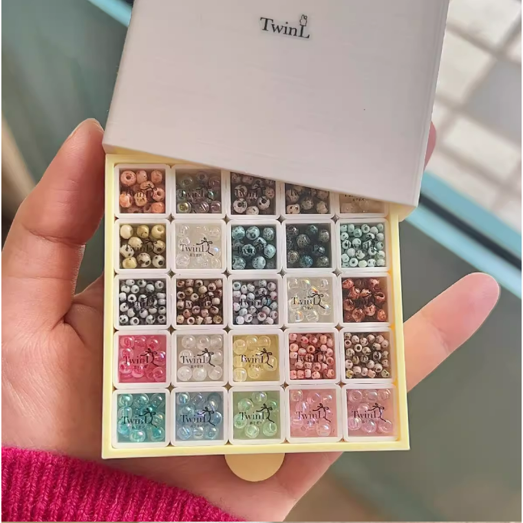 TwinL - 25格美甲飾品3D列印收納盒  . ins風迷你多格整理收納盒-細節圖2