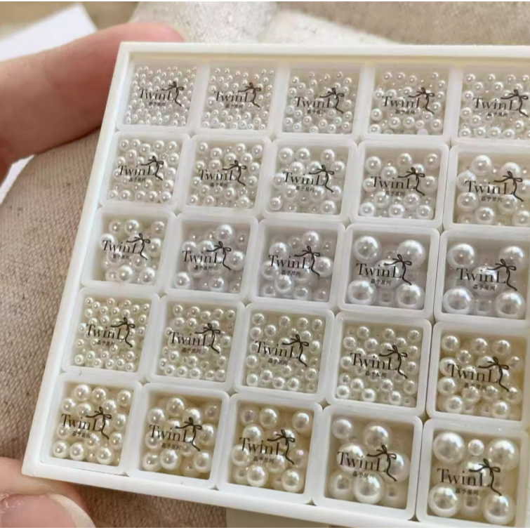 TwinL - 25格美甲飾品3D列印收納盒  . ins風迷你多格整理收納盒-細節圖3
