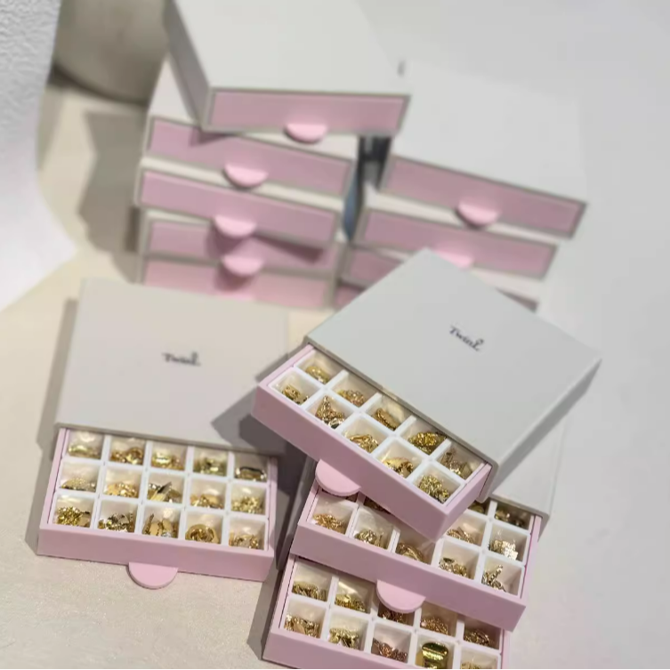 TwinL - 25格美甲飾品3D列印收納盒  . ins風迷你多格整理收納盒-細節圖4