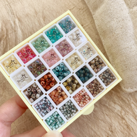 TwinL - 25格美甲飾品3D列印收納盒  . ins風迷你多格整理收納盒-細節圖7