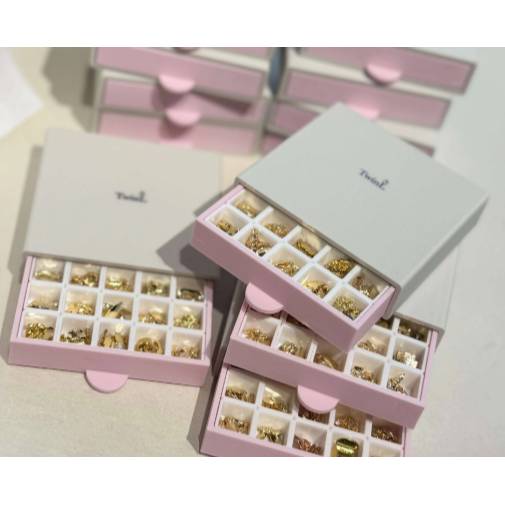 TwinL - 25格美甲飾品3D列印收納盒  . ins風迷你多格整理收納盒-規格圖8