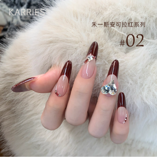 【禾一斯 】 安可拉紅新年款 .秋冬顯白紅色 .酒紅車厘子色系 . 瓶裝甲油膠15ml-細節圖8