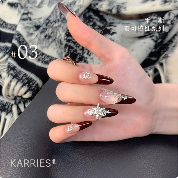 【禾一斯 】 安可拉紅新年款 .秋冬顯白紅色 .酒紅車厘子色系 . 瓶裝甲油膠15ml-規格圖9