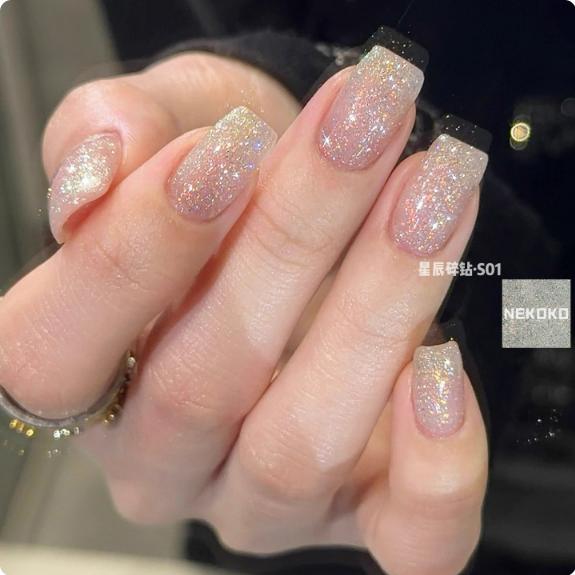 【NEKOKO】星辰碎鑽系列 .彩色高密度 .爆閃歐泊碎鑽膠6ml-規格圖7