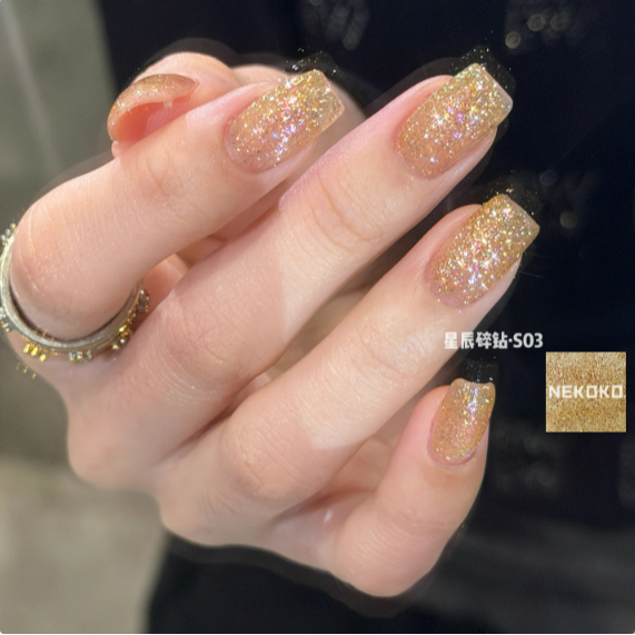 【NEKOKO】星辰碎鑽系列 .彩色高密度 .爆閃歐泊碎鑽膠6ml-規格圖7