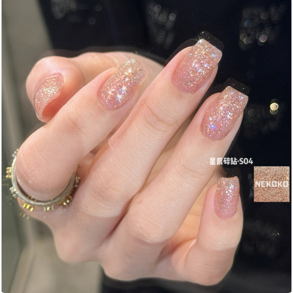 【NEKOKO】星辰碎鑽系列 .彩色高密度 .爆閃歐泊碎鑽膠6ml-規格圖7