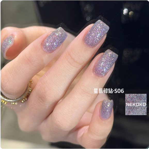 【NEKOKO】星辰碎鑽系列 .彩色高密度 .爆閃歐泊碎鑽膠6ml-規格圖7