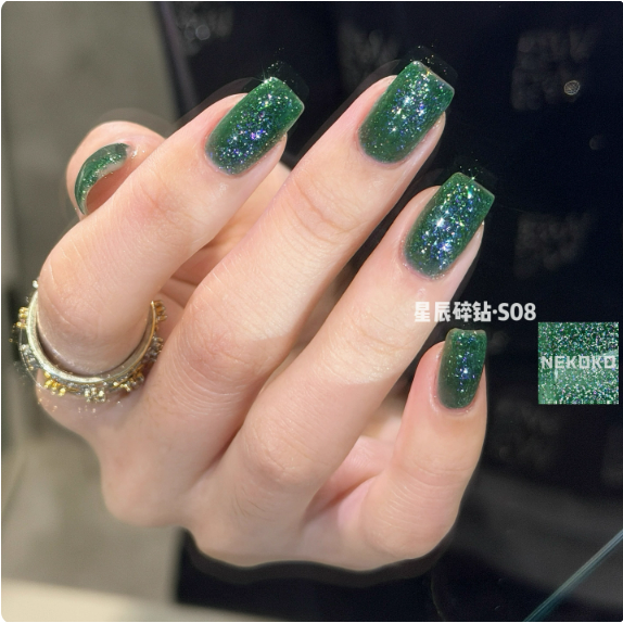 【NEKOKO】星辰碎鑽系列 .彩色高密度 .爆閃歐泊碎鑽膠6ml-規格圖7