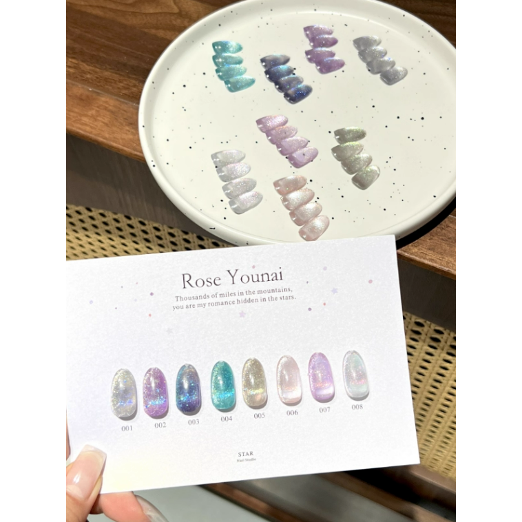 【RoseYounai 】18色star系列 .爆閃歐泊貓眼 .日式罐裝膠-細節圖6