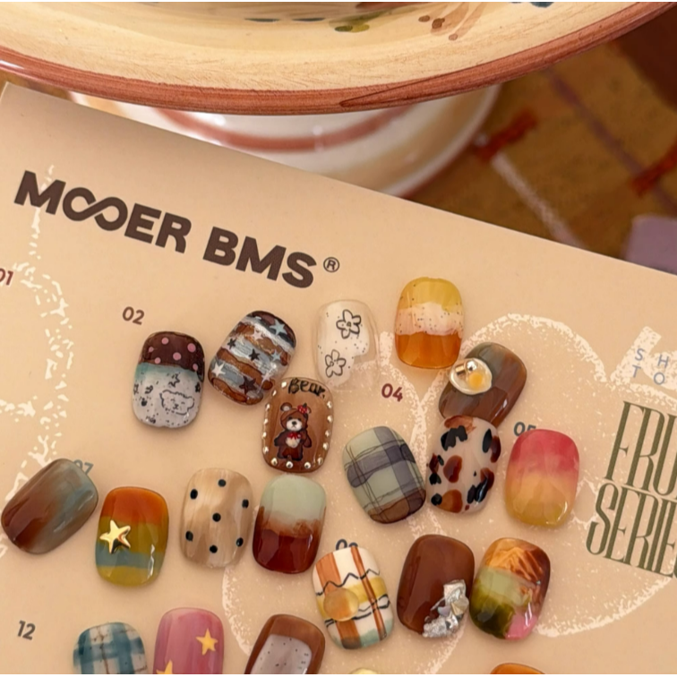 【MOOERBMS 墨爾】果實系列半透色膠 .秋冬新品 .DIY手作工具-細節圖2