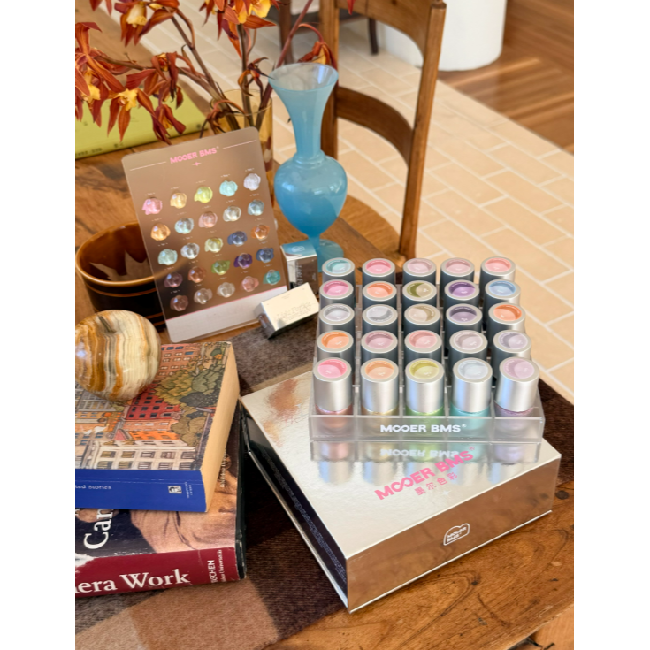【MOOERBMS 墨爾】光粒幻境系列 .閃鑽暈染液 .碎鑽彩色爆閃-細節圖2