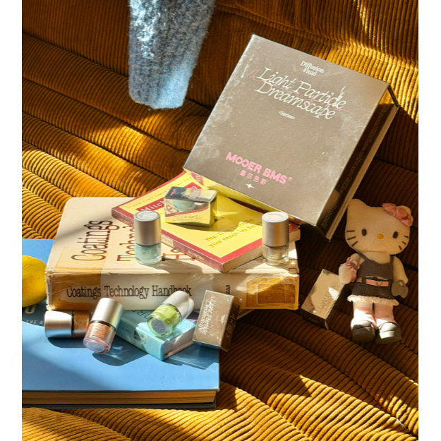 【MOOERBMS 墨爾】光粒幻境系列 .閃鑽暈染液 .碎鑽彩色爆閃-細節圖3