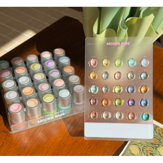 【MOOERBMS 墨爾】光粒幻境系列 .閃鑽暈染液 .碎鑽彩色爆閃-細節圖4