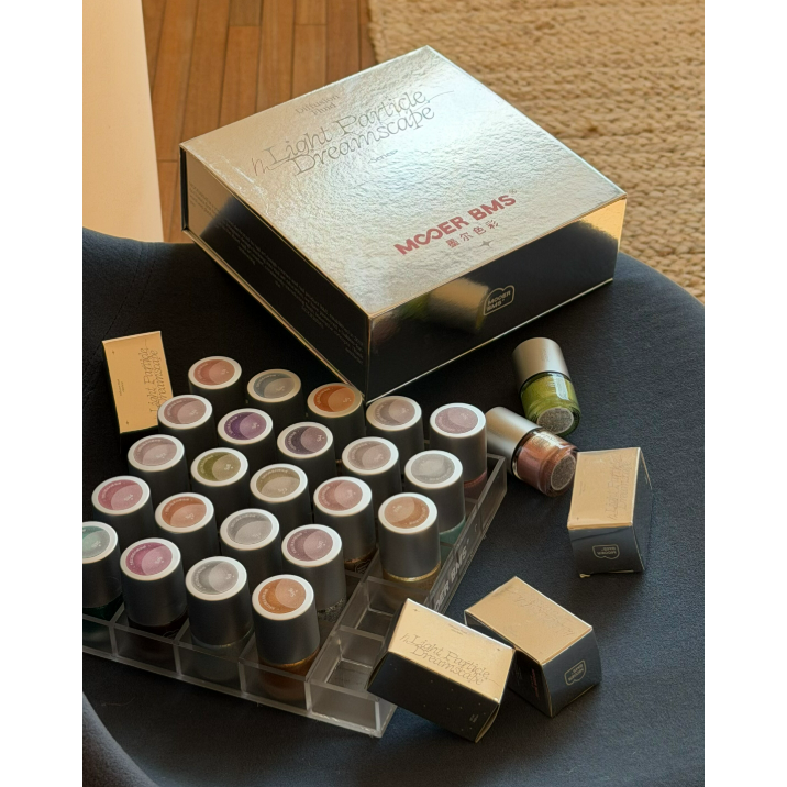 【MOOERBMS 墨爾】光粒幻境系列 .閃鑽暈染液 .碎鑽彩色爆閃-細節圖5