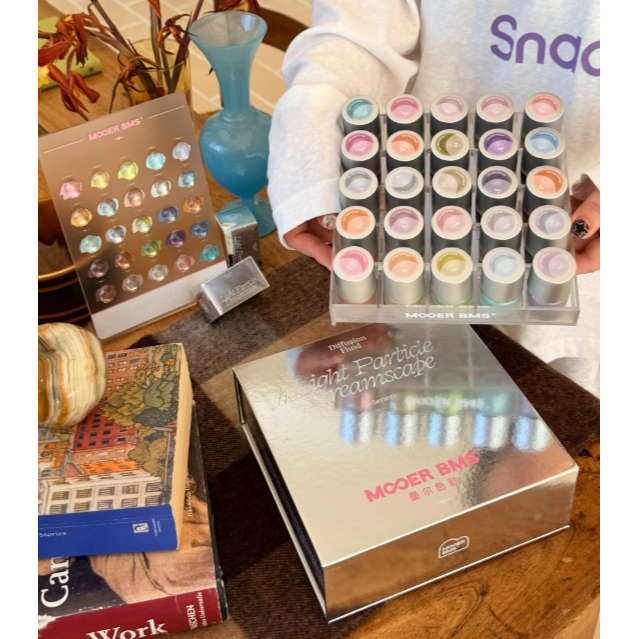 【MOOERBMS 墨爾】光粒幻境系列 .閃鑽暈染液 .碎鑽彩色爆閃-細節圖6