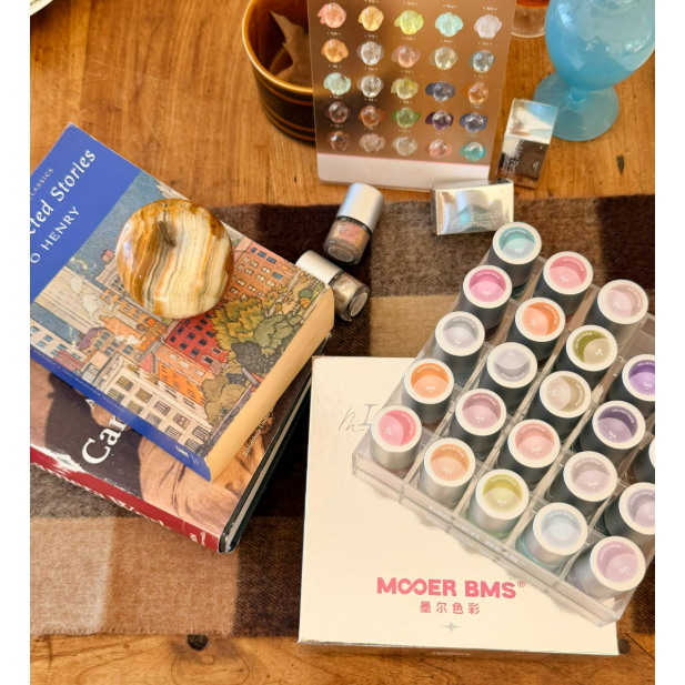 【MOOERBMS 墨爾】光粒幻境系列 .閃鑽暈染液 .碎鑽彩色爆閃-細節圖7