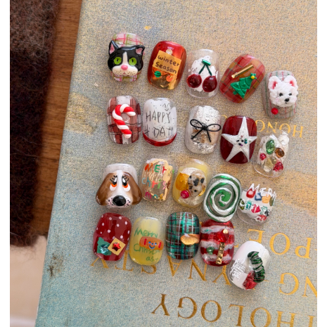 【MOOERBMS 墨爾】聖誕套組 .光粒幻境暈染液節日套組 .DIY手作-細節圖4