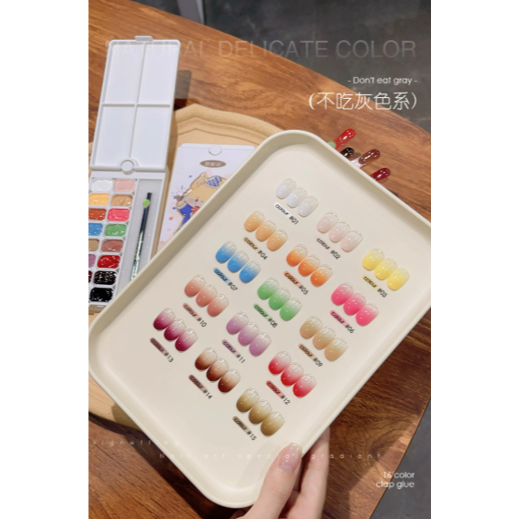 【恩妮詩】狐狸魔術師16宮格拍拍膠 .高飽和 .浮雕彩繪 .漸變腮紅-細節圖5