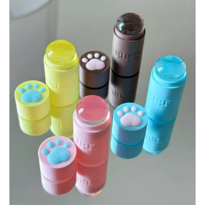 【甲甲西】貓爪小印章滾輪清潔工具 .小滾筒 .小矽膠轉印章 .手作材料 DIY-細節圖9