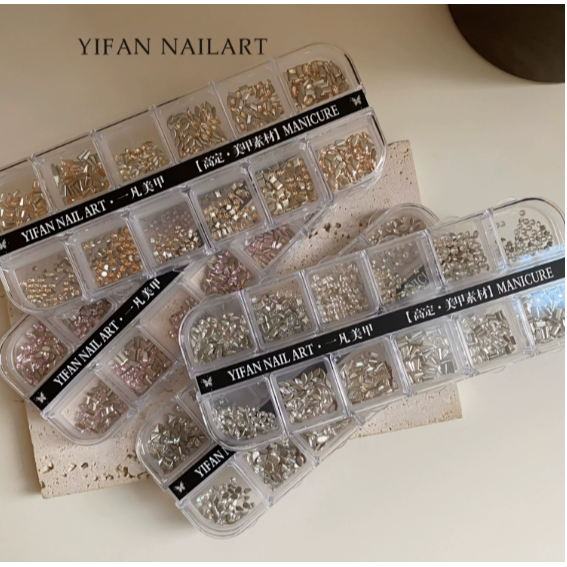 【倒邊平底】高精品迷你銀白鋯石 .香檳色粉色 .鍍底鋯石飾品 .手作材料 DIY-細節圖3