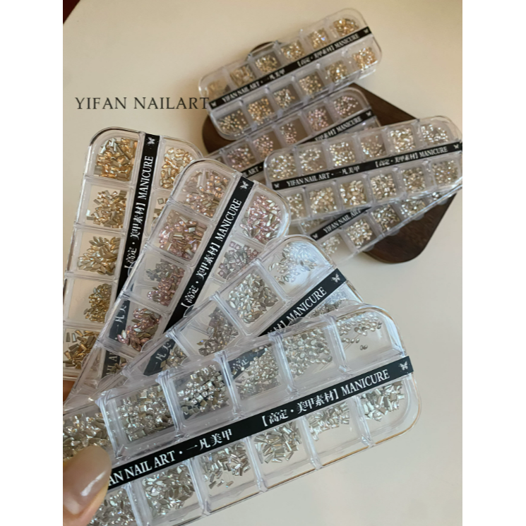 【倒邊平底】高精品迷你銀白鋯石 .香檳色粉色 .鍍底鋯石飾品 .手作材料 DIY-細節圖4