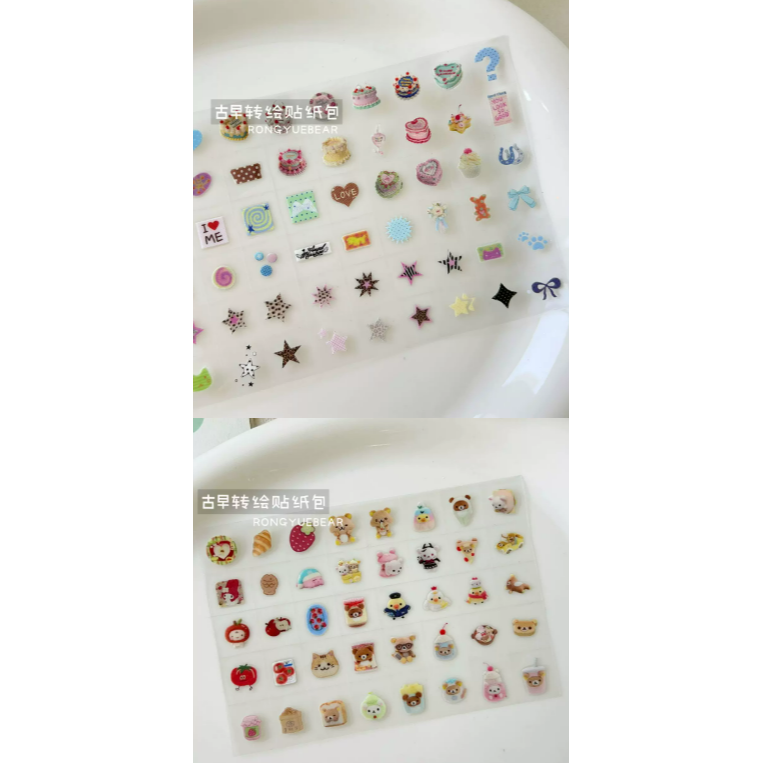 【榕悦熊】夏日百合模具&古早轉繪貼包 / 貼紙轉印 / 可愛手工雕花 / 創意手作材料 DIY-細節圖6