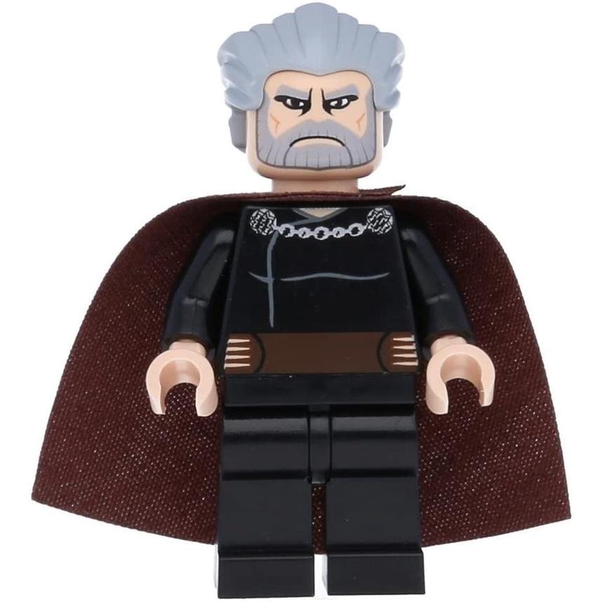 LEGO 樂高 星際大戰人偶 sw224 杜庫 Dooku 含光劍 7752 9515-細節圖2