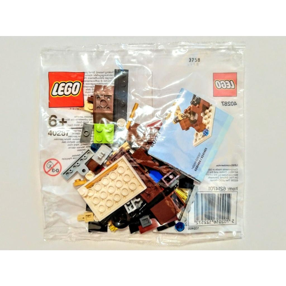 LEGO  樂高  雪橇 聖誕節 限定 稀有 Polybag 40287-細節圖2