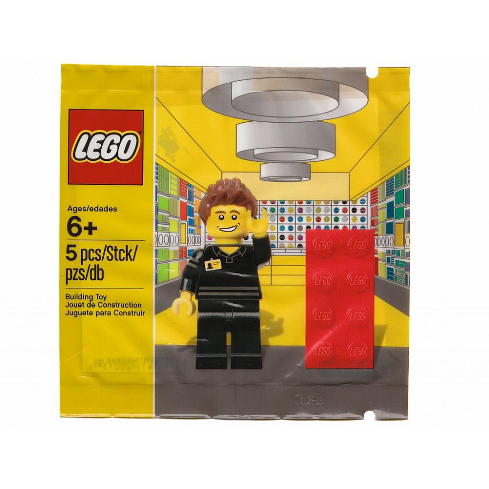 LEGO 樂高 Store Employee 樂高店員 人偶 5001622-細節圖2