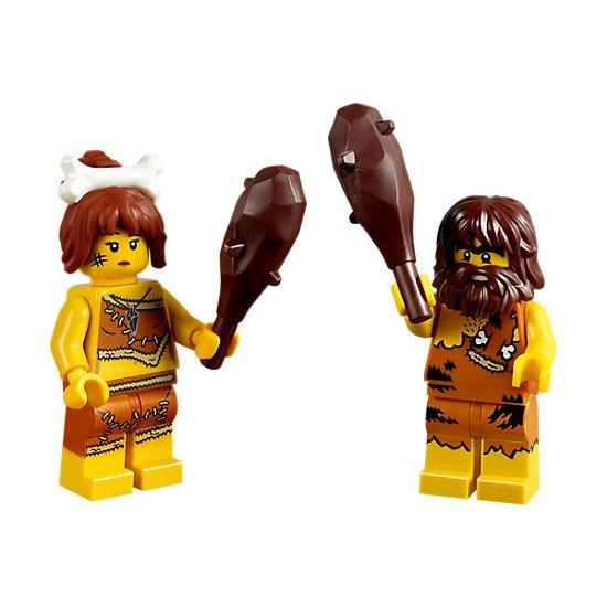 LEGO 樂高 抽抽樂人偶 原始人情侣 5004936-細節圖2