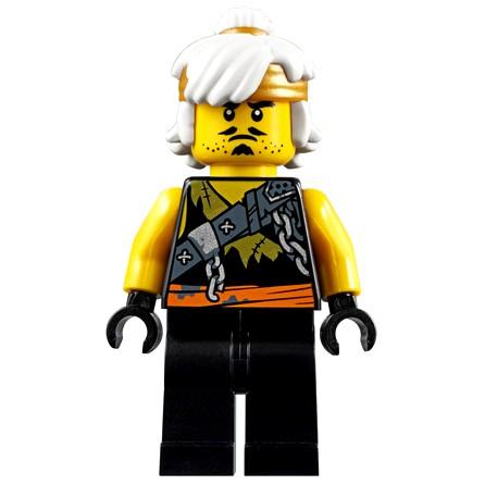 LEGO 樂高  幻影忍者 人偶 njo467 青年吳大師  含武器 70654-細節圖2