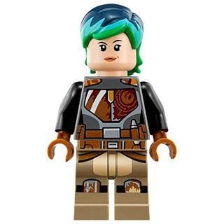 LEGO 樂高 星際大戰 人偶 sw742 Sabine Wren 含武器 75150-細節圖2