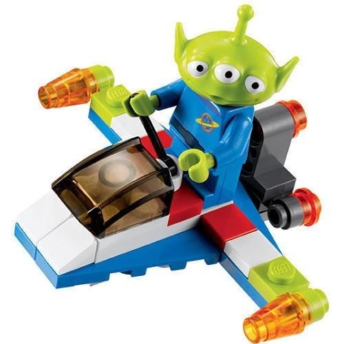 LEGO 樂高 玩具總動員系列 人偶 三眼怪和小飛船 30070 絕版-細節圖2